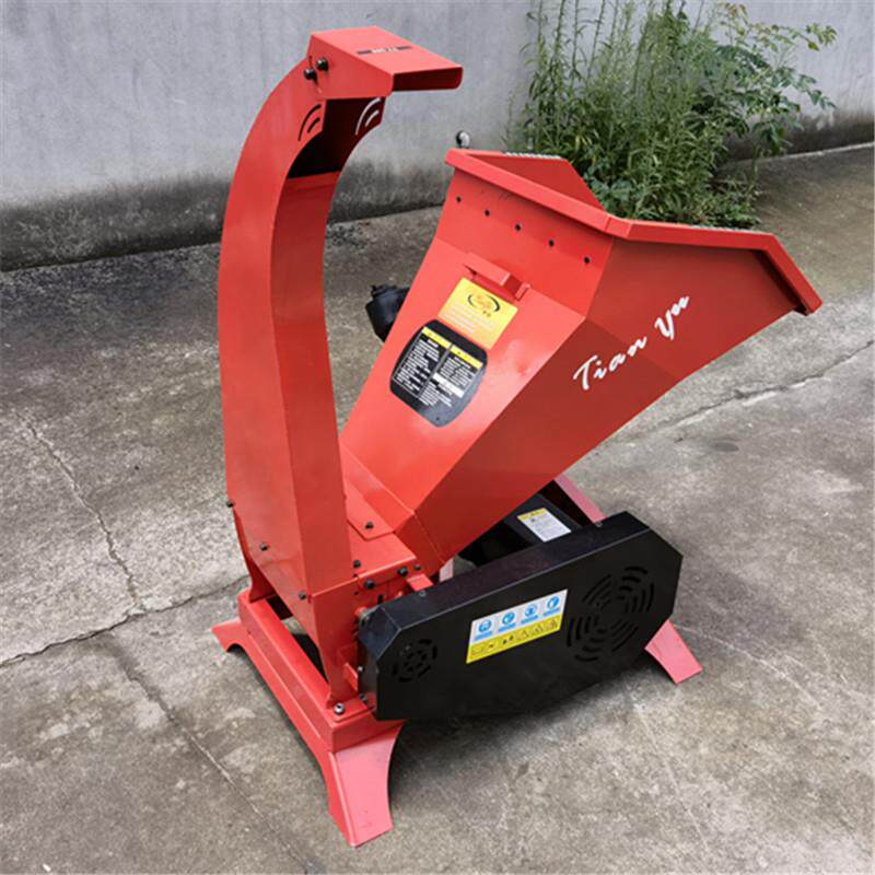 移动式树枝粉碎机园林绿化小型粉碎机果园修剪物手推式树枝粉碎机