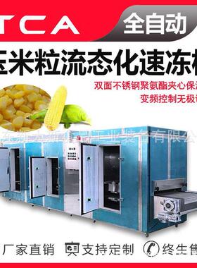新大新工厂直供流态化速冻机 玉米粒流态化速冻机 全自动速冻设备