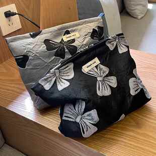 日本精工女性化妆包，高端，超级流行的旅行便携式大容量化妆品洗