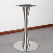 支架岩餐蛮台架板餐厅甜品店简约不锈钢餐小桌脚腰桌腿咖啡厅桌脚