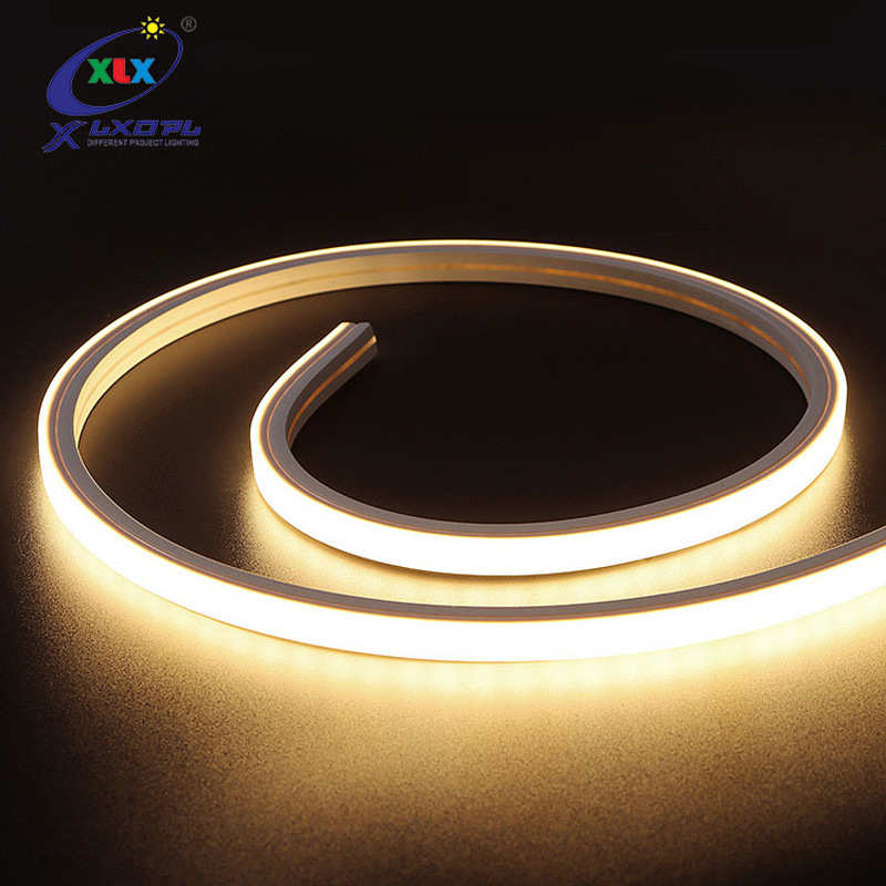 嵌入式1313正面发光12v硅胶灯条低压户外防水装饰霓虹线条灯带