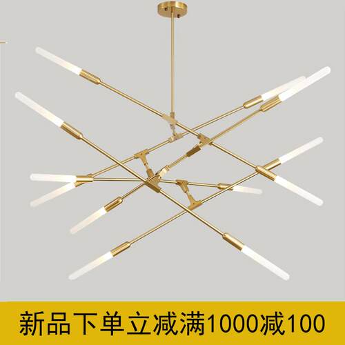 极简餐厅吊灯设计师款饭厅客厅餐桌北欧风现代简约轻奢房间灯具
