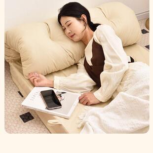 懒沙发折叠睡FDR沙椅发出租屋小户型榻榻米座网红两人用躺沙发床