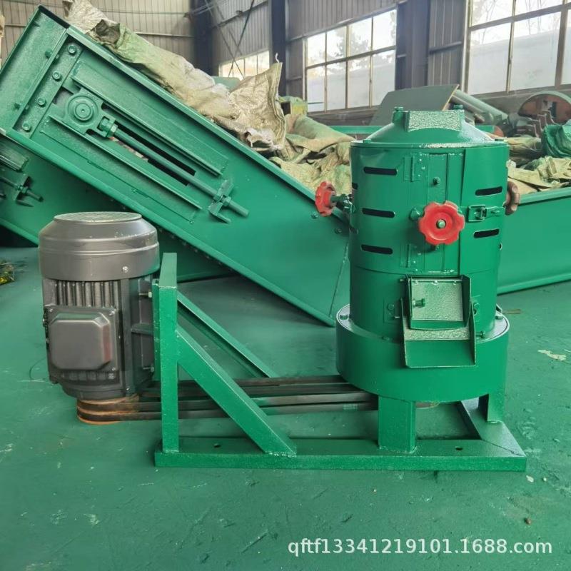 玉米去皮打碴机五谷杂粮脱皮碾米机操作简单小型立式砂辊碾米机