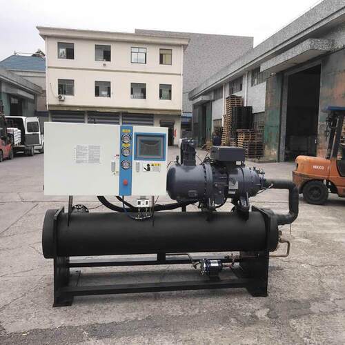 注塑行业水冷螺杆机冷水机机控温制冷机组工业冷水机