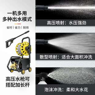 车工厂直销功高压推X 2车洗车机家用20v大功率洗神器多能2增压清