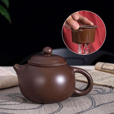 茶壶紫砂泡茶带过滤网茶漏大号容量功夫陶瓷半手工茶具套装家用