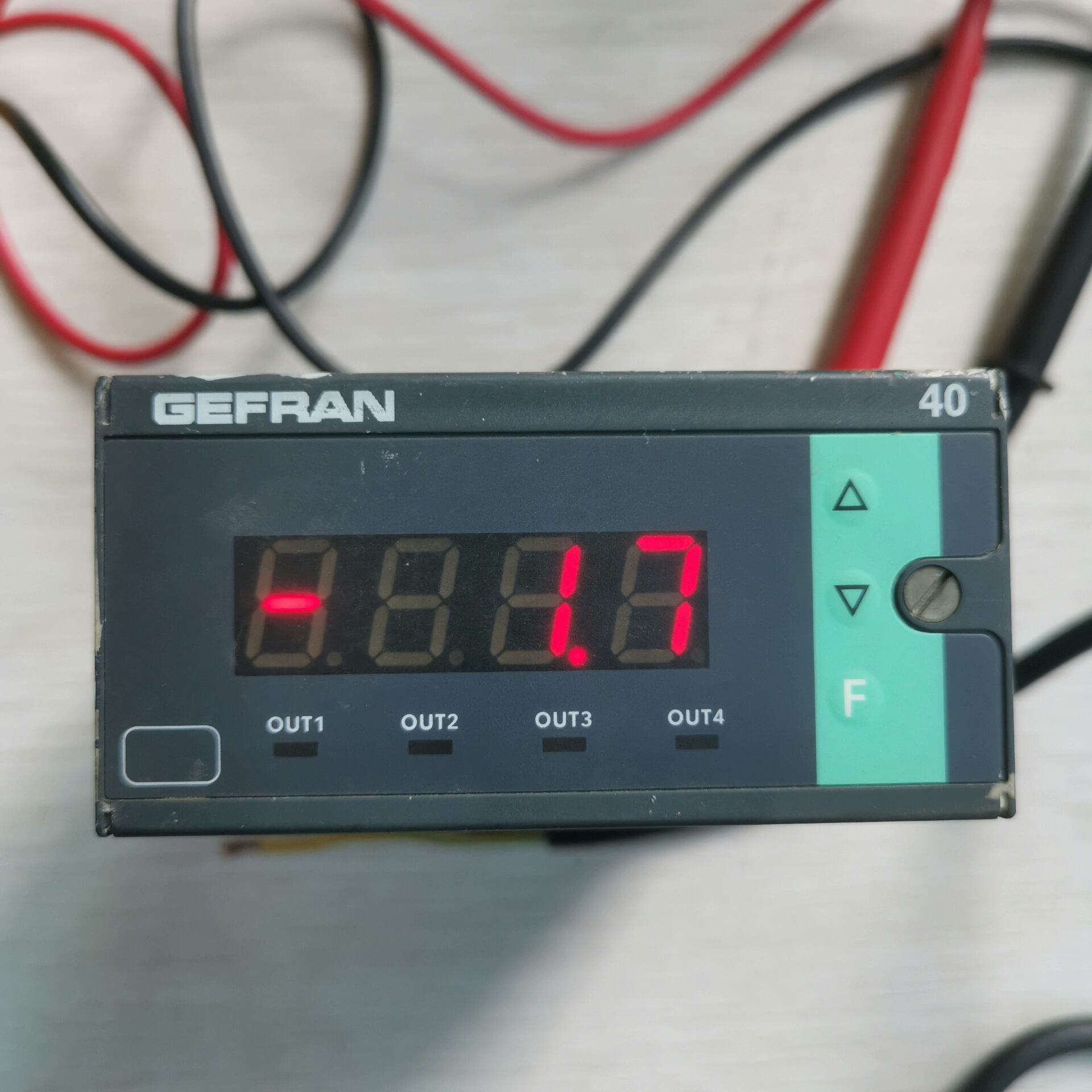 二手拆机意大利GEFRAN传感器数显表40T-96-4-01
