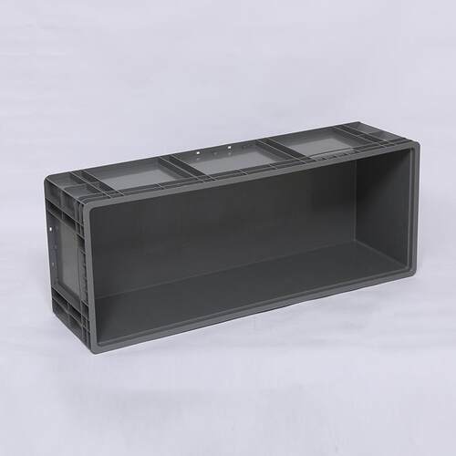 塑料周转箱灰色EU欧标 1200*500*280塑料周转箱 汽车零部件物流箱