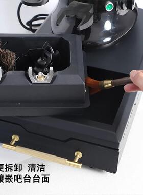 查实米电动粉碗清洁器商用家用抽屉式大容量渣桶易拆卸咖啡清洁器