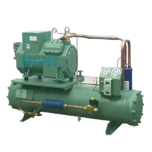 低温KUB比泽尔水冷制冷机组2匹-40匹敞开式冷库设备冷冻库冻