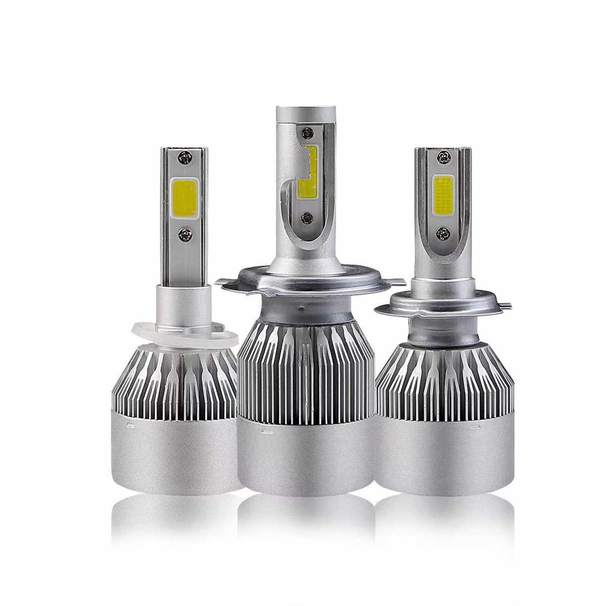 跨境专供 C6汽车led大灯 h1h7led灯泡h11前大灯h4车灯远近光一体