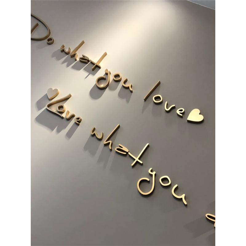 3d立体墙贴布置网红姓名艺术字母贴画卧室房间创意婚房装饰品