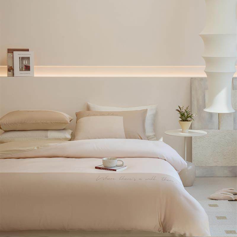 正品四夏季兰精丝件套冰丝公主风床床上用品真丝滑裸睡品天床单床,床上用品,床品套件/四件套/多件套,淘宝优惠券,粉丝福利购,淘宝优惠卷