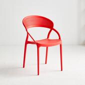 北欧凳子户外塑料创意椅子休闲现代简约懒人餐椅时尚 靠背家用出口