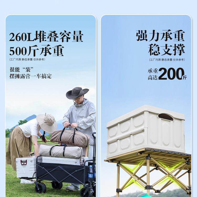 夜市移F98H855S动摊摆地小摊推车可折叠多功能烤露肠户外营手推车