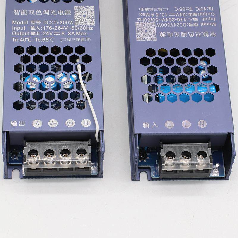 专XIE用开关电驱源24器v低压带变压led双灯色智能语音无极调光动