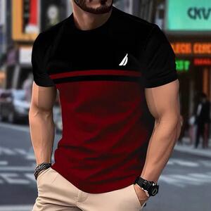 Boys novelty shirt 3D digital printing sleeve Funny Cartoon