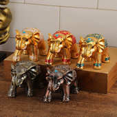 新款 烟灰缸家用客厅轻奢高级感办公室防灰烟味带盖大象烟灰缸摆件