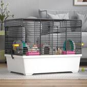 12厘米加高托盘47基础笼子豚芦丁鸡花枝金丝熊仓鼠四季 家用宠物笼