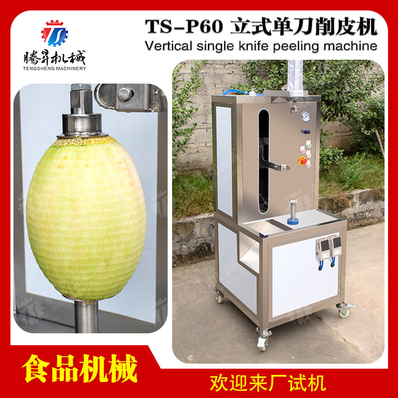 广东厂家直销立式单刀削皮机 贝贝南瓜冬瓜削皮机 不锈钢立式瓜果