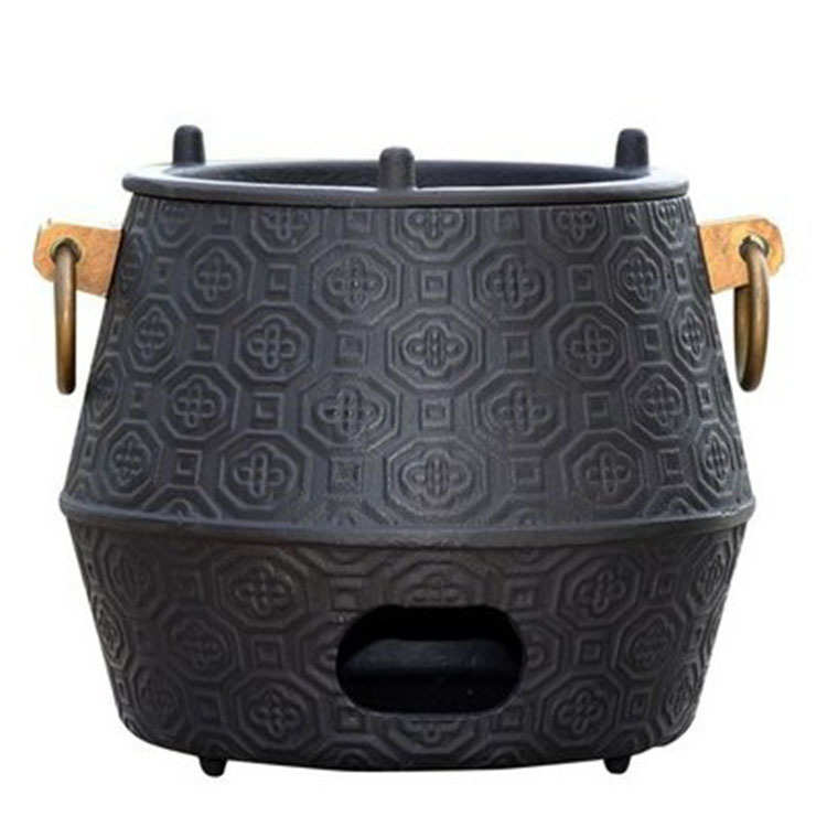 卓佳铁壶炉生铁壶炭炉铸铁壶铸铁碳炉老铁壶煮茶炉带环风炉菊花炉