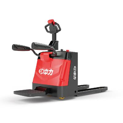 浙江中力ETR151 经济款站驾式搬运车 踏板电动叉车 托盘搬运唧车