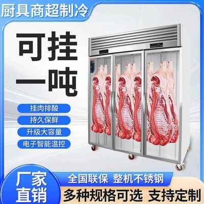 挂肉柜挂肉柜商用大容量冷冻冷藏保鲜冷柜冰柜吊肉柜展示柜