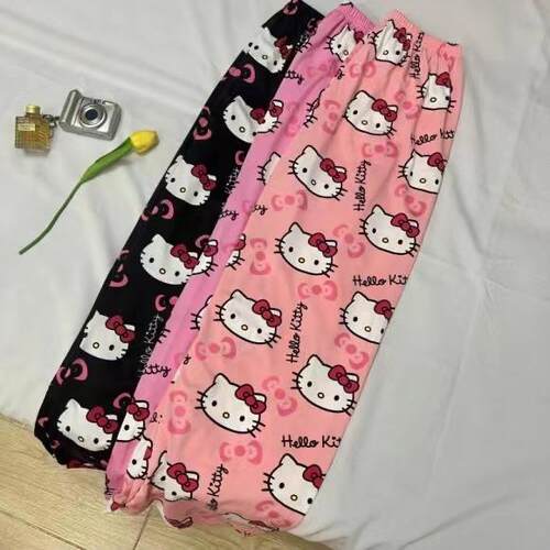 Walking pants, card sleeping pants, women's summer thin