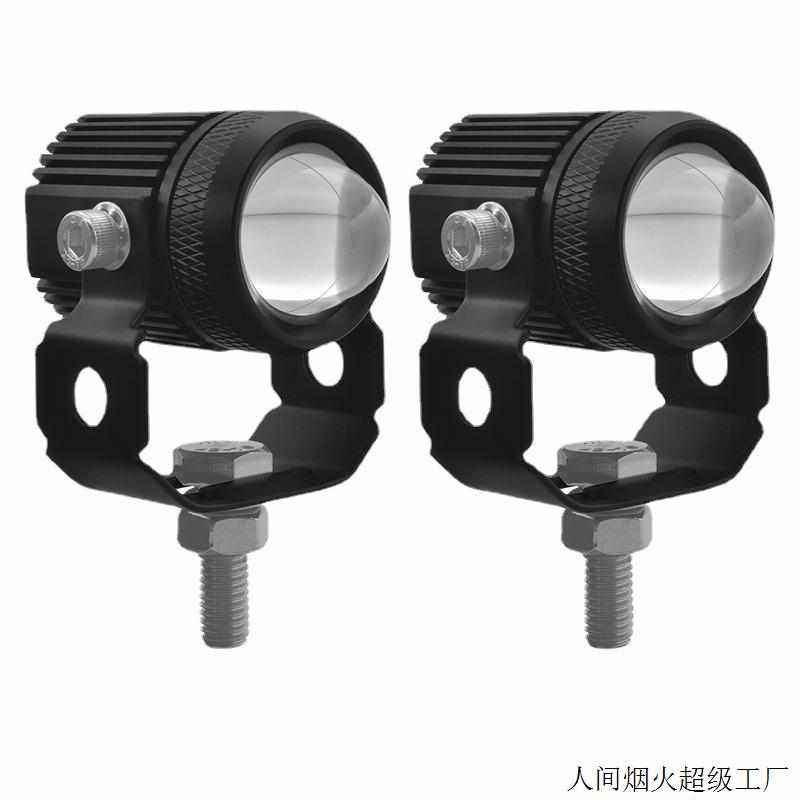摩托车小钢炮双光透镜led切线射灯外置大灯汽车车灯超亮铺路强光,摩托车/装备/配件,摩托车车灯,淘宝优惠券,粉丝福利购,淘宝优惠卷