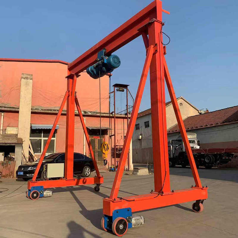 生产龙门架 1吨小型移动龙门架2吨3吨遥控电动无轨万向轮龙门架