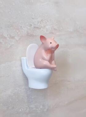 【拉屎搭子】厕所摆件厕所搭子可爱桌面摆件趣味桌面厕所装饰玩偶
