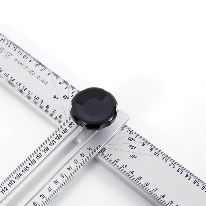 以色列铝合金丁字尺T型尺120cm多用角尺4590度绘图尺工程尺