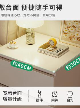 小床头柜收现代简约家用储型置物柜简易卧室床边物架P292A纳柜