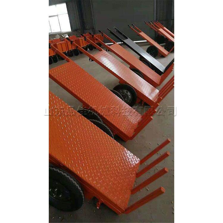 电动平板拉砖车 窑厂小型平板运输混凝土设备 手推窑厂三轮平板车