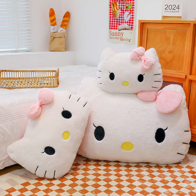 可爱少女心HelloKitty抱枕kt猫靠枕床头大靠背长条沙发宿舍儿童女