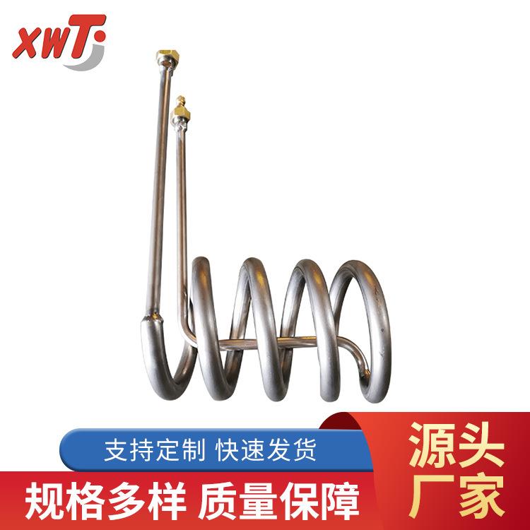 欣旺腾厂家加工钛小盘管TA1 TA2 耐温工业化工加热钛盘管宝鸡
