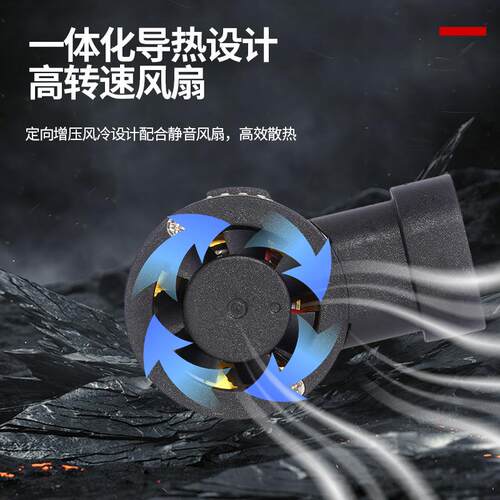 跨境供应大功率直插360度发光高量度9005汽车led大灯前照灯