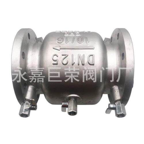 低阻力倒流防止器LHS743X-16P不锈钢法兰式一体式水力控制阀