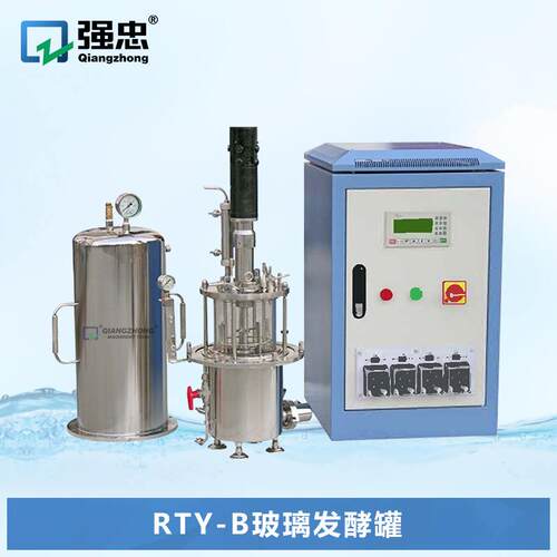 R TYB生物反应器CAF加热发罐 酵小型实验室-食用菌微生物培养缸槽