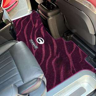 适用广汽传祺m8脚垫中排地毯E9大师专用改装领袖宗师地垫汽车用品