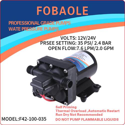F4款7.6升静音车12V/24V直流全自2动电FOBAOLE动增压FOB房AOLE游