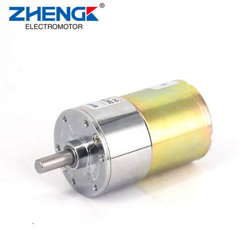 ZHENGK正科 ZGA37RG可调速正反转直流减速电机中心轴12V 24V
