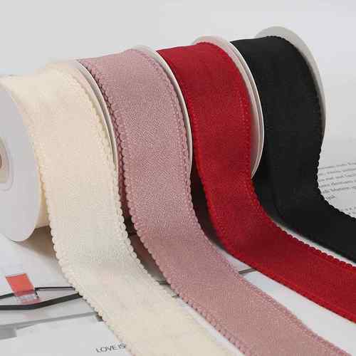 4cm泡泡珍珠棉丝带布带花边缎带彩带花束礼品包装DIY手工蝴蝶结