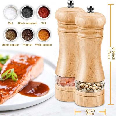 Manual Pepper Grinder Wooden Salt And Pepper Mills Multi