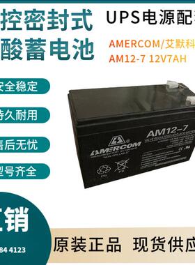 艾默科蓄电池AM12-712V7AH后备电源数据基站直流通信三年