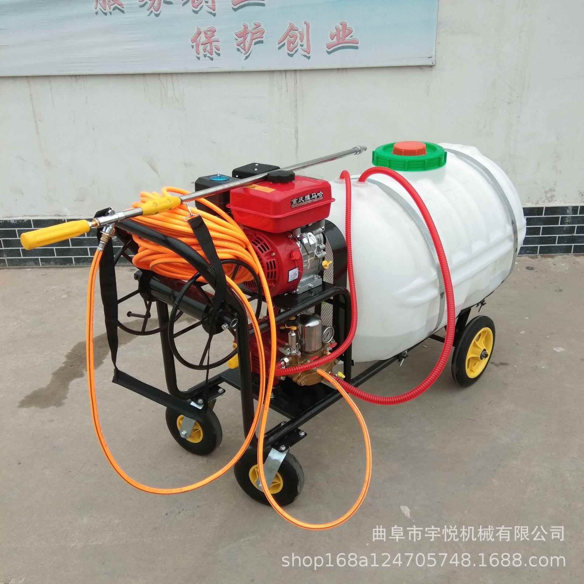 便携式汽油手推打药机 养殖场喷雾器 汽油高压喷药机