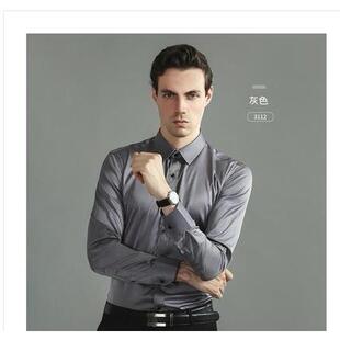 印字定做衬衣绣LOO班服大码 刺绣作G服工装 男女长衬衫 高档定工制袖