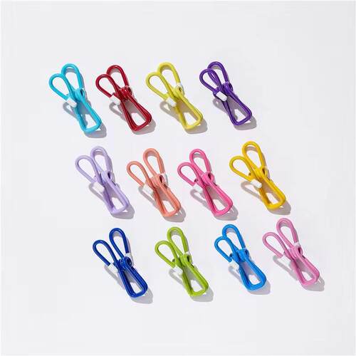 Wind-resistant strong fixing iron clothespins, multifunction