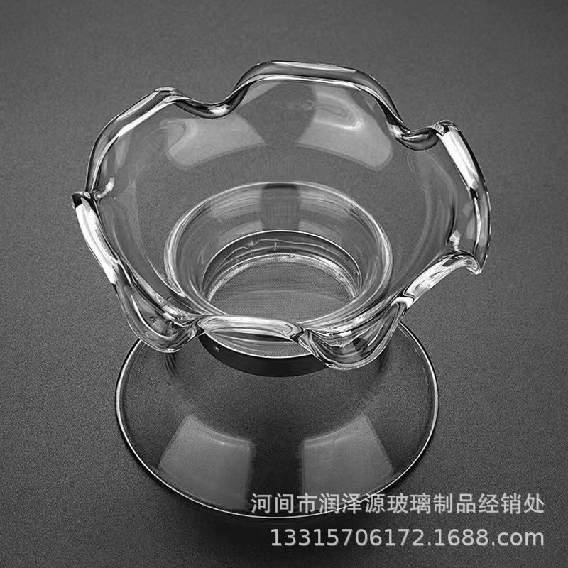 玻璃公道杯耐热泡茶壶功夫茶具过滤网茶漏茶虑家用高硼硅玻璃茶具